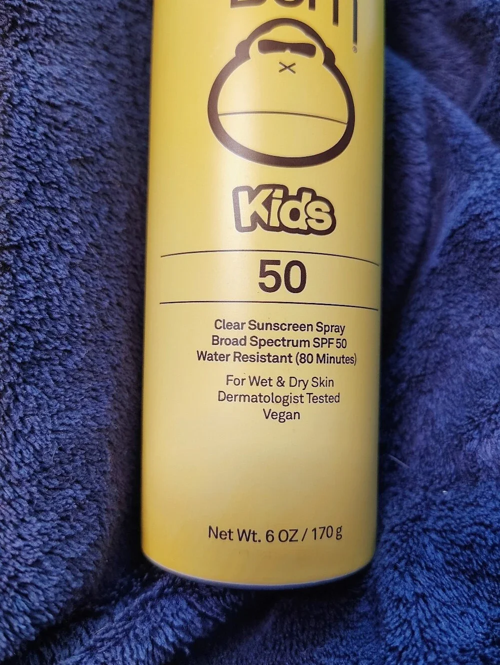 NEW & SEALED Sun Bum Kids SPF 50 Clear Sunscreen Spray – 6 oz water resistant